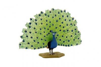 BULLYLAND  - Figurine Oiseau : Paon 