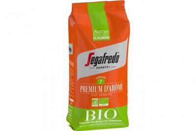 SEGAFREDO Caf&eacute; en grains BIO - Premium d'Ar&ocirc;me 