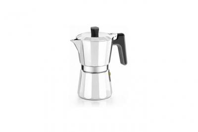BRA Cafeti&egrave;re en aluminium Induction Perfecta . Couleur: Gris