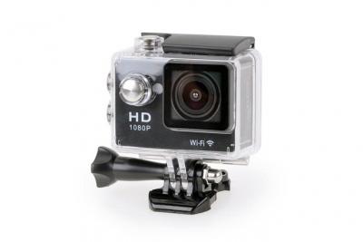 YONIS Cam&eacute;ra Sportive &Eacute;tanche 30M 170&deg; HD 1080P Wifi Time Lapse Multi Sport Noir 8 Go 