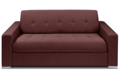 ITALIAN SPIRIT Canap&eacute; convertible 2- margarita matelas m&eacute;mory 20cm express lattes 120cm microfibre bordeaux