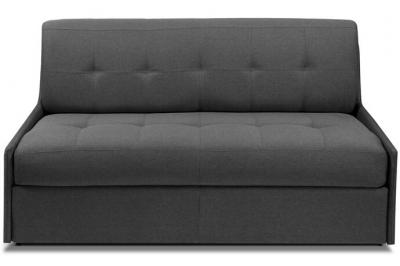 ITALIAN SPIRIT Canap&eacute; convertible longchamp matelas m&eacute;mory 20cm express lattes 120cm microfibre graphite