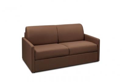 ITALIAN SPIRIT Canap&eacute; convertible PARADISO EXPRESS 140cm matelas 14cm marron chocolat