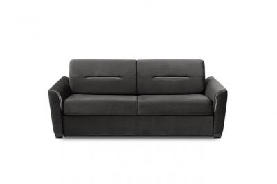 ITALIAN SPIRIT Canap&eacute; convertible EXPRESS AMAZONE 140cm matelas 16cm sommier lattes polyur&eacute;thane marron