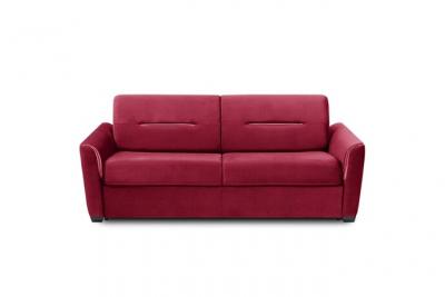 ITALIAN SPIRIT Canap&eacute; convertible EXPRESS AMAZONE 160cm matelas 16cm sommier lattes polyur&eacute;thane rouge