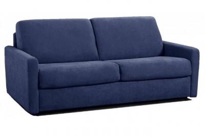 ITALIAN SPIRIT Canap&eacute; convertible express eclipse matelas 18cm tweed bleu 20100844014