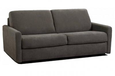 ITALIAN SPIRIT Canap&eacute; convertible ouverture rapido ECLIPSE matelas 18cm tweed taupe