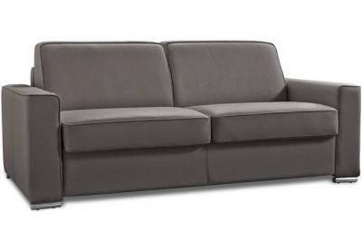 ITALIAN SPIRIT Canap&eacute; convertible express excellence renatonisi matelas memory 18cm inclus polyur&eacute;thane taupe