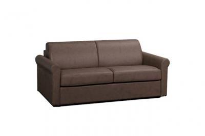 ITALIAN SPIRIT Canap&eacute; lit 2-3 places ROMANTICO convertible EXPRESS 120*197*16cm polyur&eacute;thane taupe
