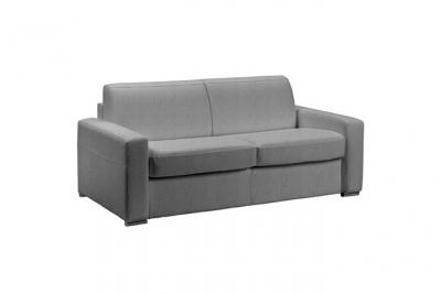 ITALIAN SPIRIT Canape droit INSIDE 75 4 places en polyester gris 95 x 215 x 45 cm