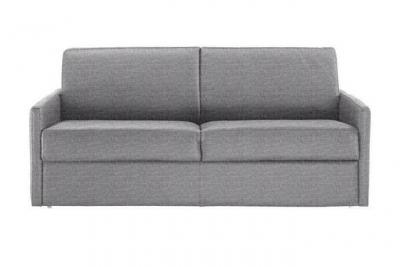 ITALIAN SPIRIT Canap&eacute; lit 4 places SUN convertible EXPRESS 160cm tweed gris silex matelas &eacute;paisseur 16cm