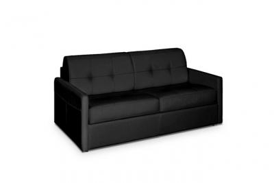 ITALIAN SPIRIT Canap&eacute; lit cube convertible express 140cm matelas 16cm polyur&eacute;thane noir