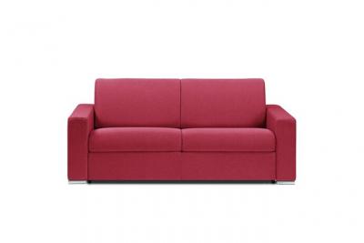 ITALIAN SPIRIT Canap&eacute; express dreamer convertible 140cm matelas 16cm polyur&eacute;thane rouge