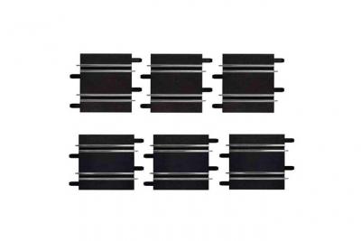 CARRERA  Short straight 10.0 cm/11 , 4 cm (3 each)-1/43 - Piste pour c