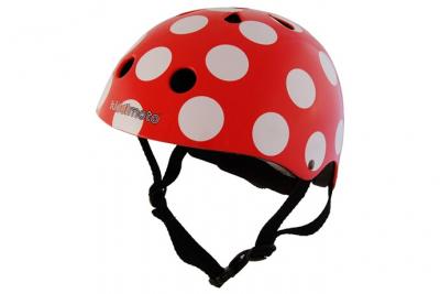 KIDDIMOTO Casque enfant  Red And Dotty- S (48-53 cm)