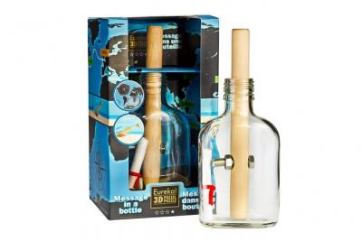GIGAMIC Casse-t&ecirc;te 3d : bottle puzzle : message dans une bouteille 