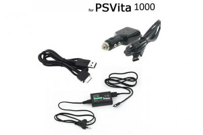 GENERIQUE Chargeur secteur + allume cigare + USB Sony PS VITA 1000 - 1 m&egrave;tre