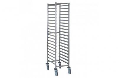 MATERIEL CH PRO Chariot &agrave; glissi&egrave;res GN 1/1 20 niveaux Tournus - Inox