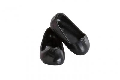 COROLLE  - DJB62 - Ballerines Noires pour Poup&eacute;e Ma 