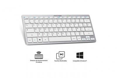 ADVANCE Clavier Sans Fil Bluetooth  Smartkeys (gris)