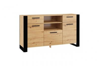 Commode de rangement Meuble  Nuka C 87x155x45cm (HxlxP) design moderne de haute qualit&eacute;