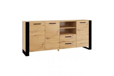 Commode de rangement Meuble Nuka D 97x197x45cm (HxlxP) design moderne de haute qualit&eacute;