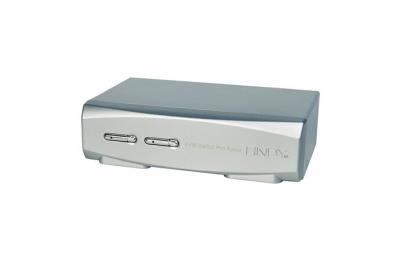 LINDY Switch kvm pro displayport 1.2 usb 2.0 audio (2 ports) 4002888393041