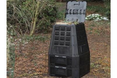 HTTPS: OUTIROR.COM IMG P 1 1 4 9 9 11499.JPG Composteur Silo thermocomposteur - pp, 800 l, noir, pliable - h134,5