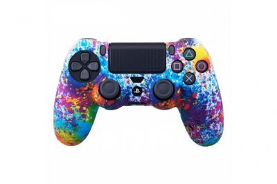 OEM Coque de protection en silicone pour manette PS4/Slim/Pro - Multicolore #4 