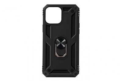 AVIZAR Coque pour iPhone 13 Pro Antichoc Bi-mati&egrave;re Bague Support Vid&eacute;o Noir
