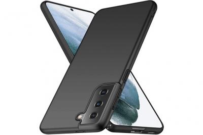 LITTLE BOUTIK Coque Silicone Noir Pour Samsung Galaxy S21 5G &reg;