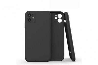 LITTLE BOUTIK Coque Silicone Pour iPhone 11 Couleur Noir Protection Objectif Appareil Photo