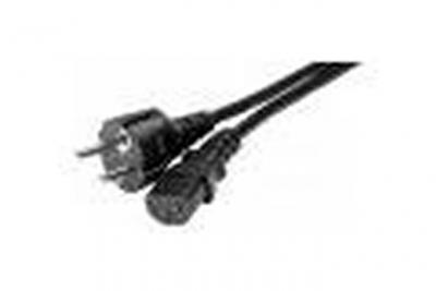 Cordon d'alimentation PC CEE7 droit / C13 noir - 1,8 m