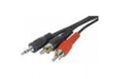 NO NAME Connectique TV/Hifi/Video C&acirc;ble Audio Jack 3.5 / 2 RCA 10m