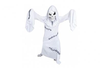AMSCAN  costume Fant&ocirc;me junior polyester blanc 6-8 ans
