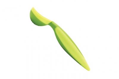 MASTRAD Cuill&egrave;re &agrave; glace fond souple vert clair polypropyl&egrave;ne