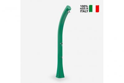 ARKEMA Douche solaire de jardin  Happy XL avec lave-pieds 44 litres vert fonc&eacute;