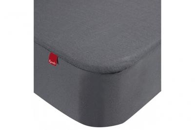 EPEDA Drap housse prot&egrave;ge matelas imperm&eacute;able 2 en 1 gris 120x200