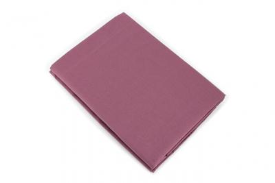 LINNEA Drap plat uni 100% coton ALTO 240x310 cm - Violet Raisin