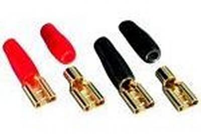 SINUSLIVE Jeu de fiches pour haut-parleurs HiFi auto 1 x 6 mm&sup2; dor&eacute; - 