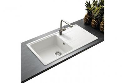 SCHOCK Vier granit blanc  element 1 grand bac 1 &eacute;gouttoir - blanc