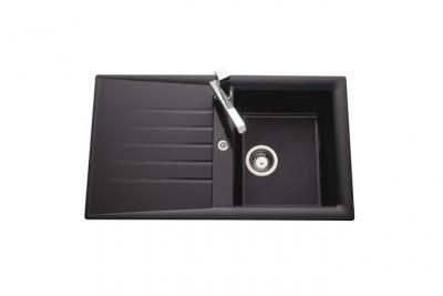 EWI Vier synth&egrave;se noir  emeraude 1 bac 1 &eacute;gouttoir - noir