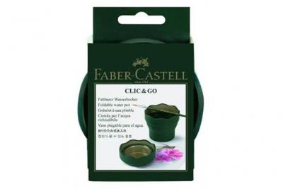 FABER CASTELL Faber-castell - gobelet peinture clic & go vert 181520