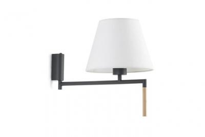 FARO INDOOR Faro Barcelona 64400-10- RON Applique gris fonc&eacute;/blanc