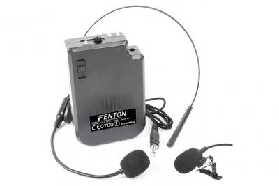 FENTON  Syst&egrave;me Vhf - Kit &eacute;metteur Micro 201.400 Mhz Avec Micro-cravate Et Micro Serre-t&ecirc;te 