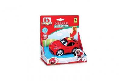 BBURAGO Primo Passi BB Junior Play & amp;&nbsp;Allez Ferrari Light & amp;&nbsp;Sound, 1-Pack, Rouge