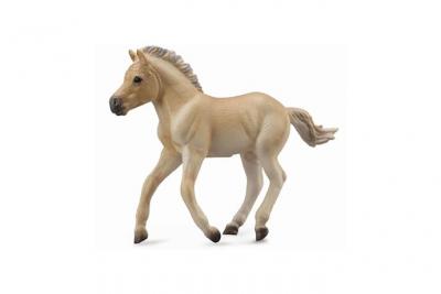 FIGURINES COLLECTA Figurine Cheval : Poulain Fjord isabelle brun 