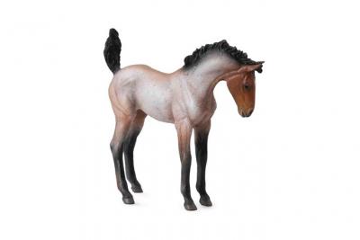 FIGURINES COLLECTA Figurine Cheval : Poulain Mustang baie rouan 