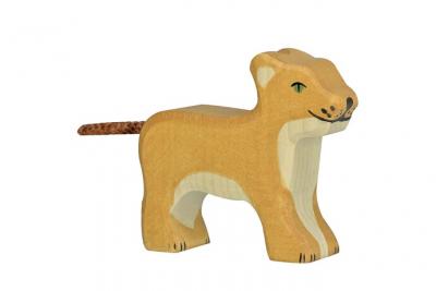 HOLZTIGER  - 80141 - Figurine - Lion, Petit, Debout
