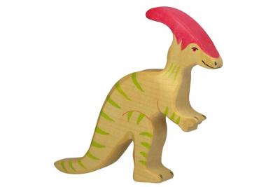 HOLZTIGER Figurine en bois Parasaurolophus  